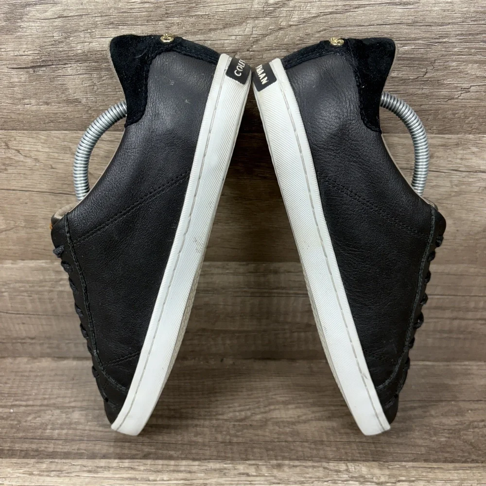Cole Haan Mindi Leather Black Womens US Size 8.5 W05707 Sneakers